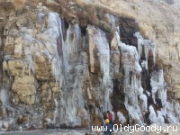 Замерзший водопад